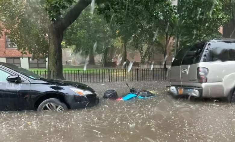 Inundaciones en Nueva York.