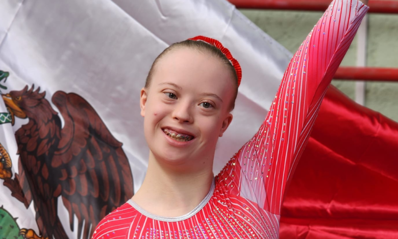 María Bárbara Wetzel gana campeonato Mundial de Gimnasia para atletas con síndrome de Down