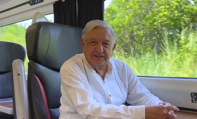 AMLO da fecha de inauguración del Tren Interoceánico