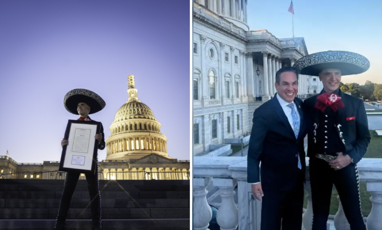 Homenajean a Alejandro Fernández en el Capitolio