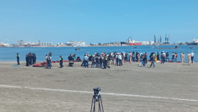 Realizan simulacro contra derrame de petróleo en playa Regatas
