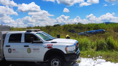 Se despista aeronave con 7 pasajeros abordo en Veracruz