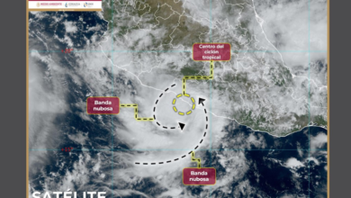 Tormenta Tropical Max toca tierra en Petatlán, Guerrero