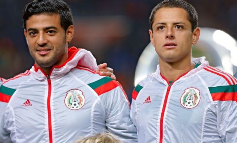 Carlos Vela y Chicharito.