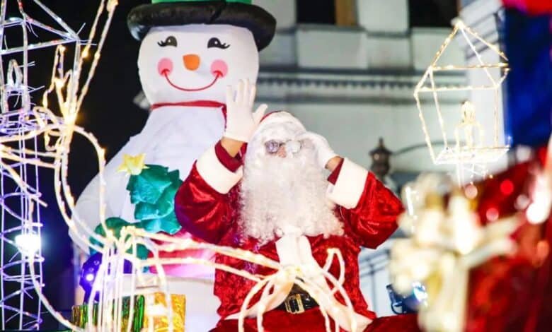 Navidad desfile.