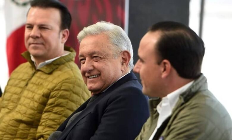 Gobernador priista de Durango lla a AMLO "un gran presidente"