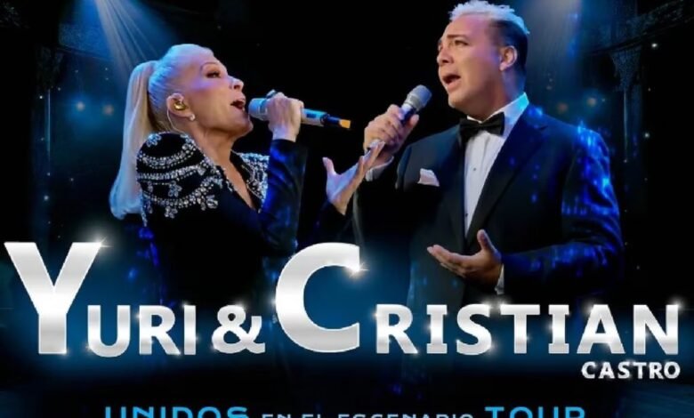 Yuri y Cristián Castro.