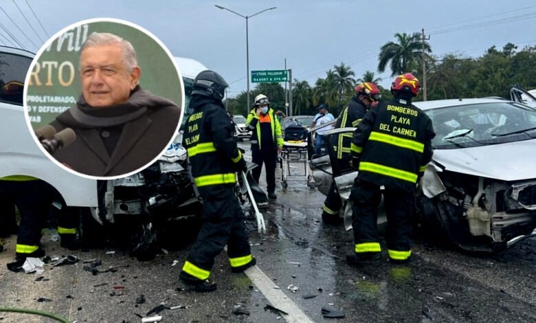 AMLO lamenta muerte de argentinos y mexicano en accidente carretero