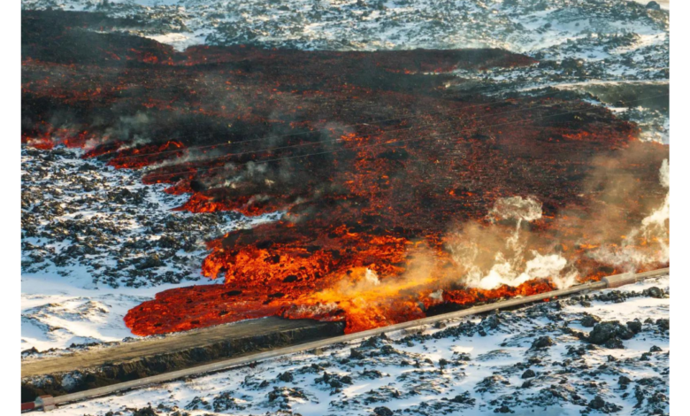 Se produce una nueva erupción en la península de Reykjanes, en Islandia