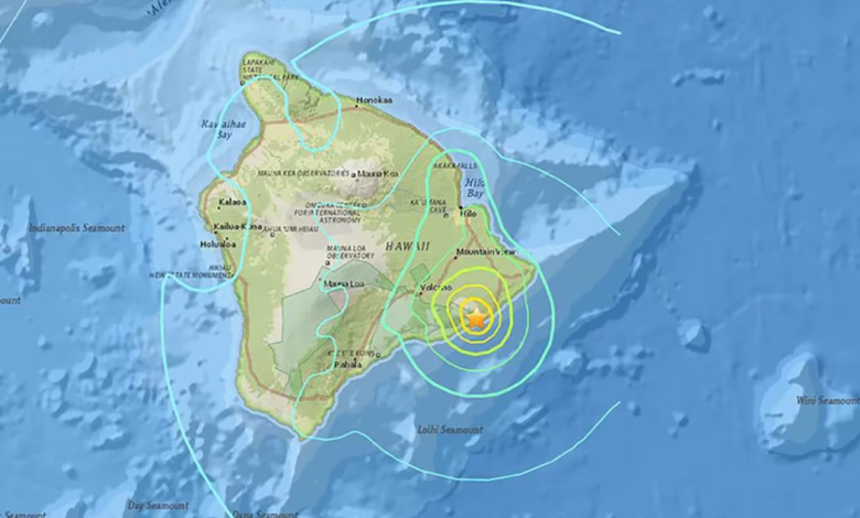 Se registra fuerte terremoto de 5.7 en Hawai