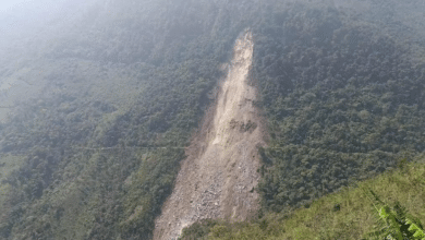Se registra derrumbe en Mixtla de Altamirano