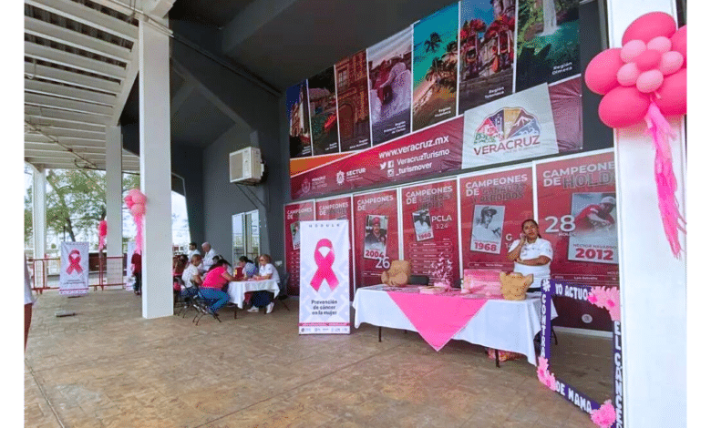 Realizan jornada de salud gratuita para mujeres en el Estadio Beto Ávila de Boca del Río
