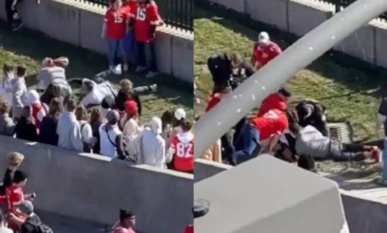 Aficionados de los Chiefs detienen al presunto responsable del tiroteo