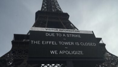 Huelga en la Torre Eiffel impacta el turismo en París