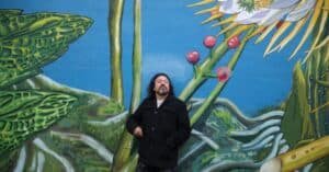 Mural Historias de la Calle Mirlo embellece la escuela primaria Emiliano Zapata en Veracruz