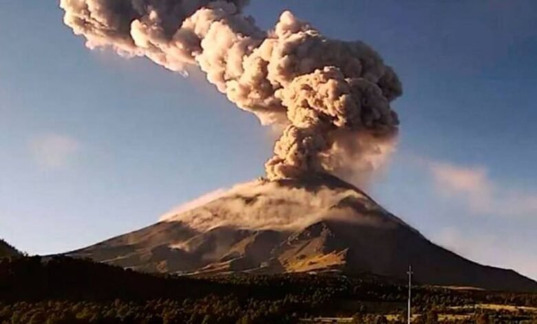 Popocatépetl explosión.