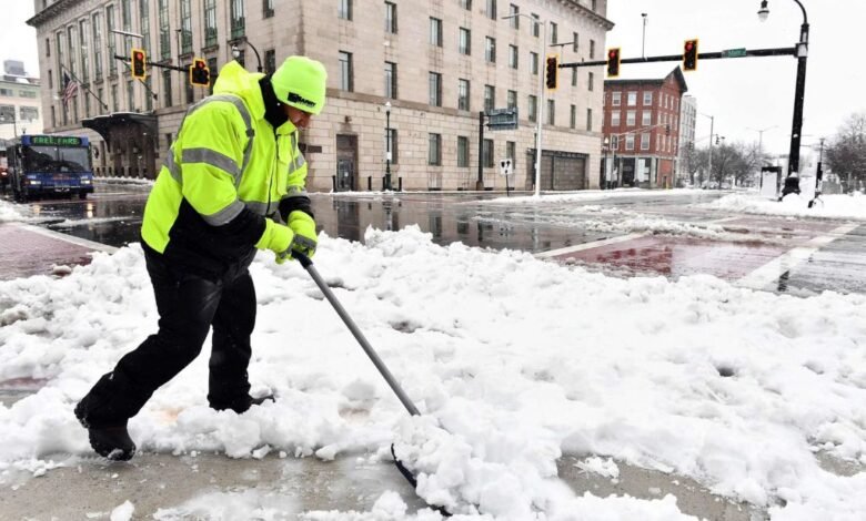 Potente noreste cubre de nieve a Nueva York