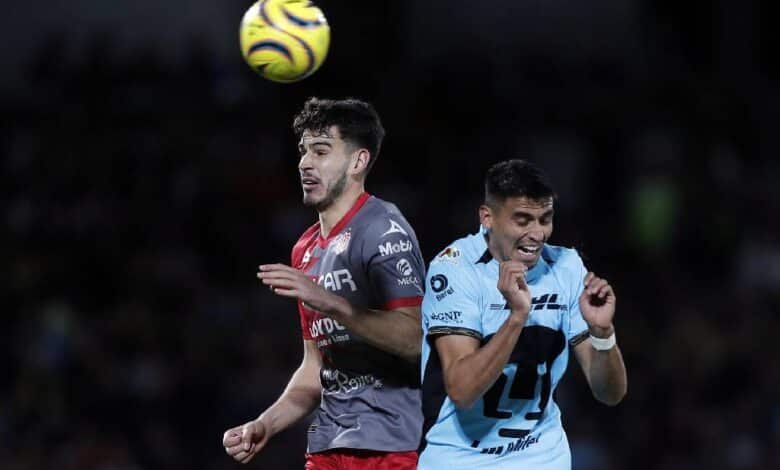 Desaprovecha Pumas y sólo empata con Necaxa