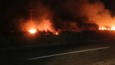 Se registra incendio en proyecto de acueducto en Veracruz