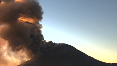 Popocatépetl se mantiene en el nivel de alerta Amarilla Fase 2