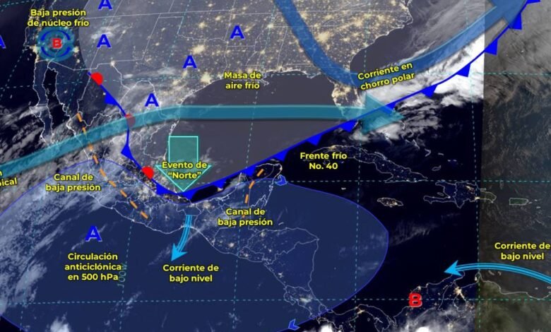 Norte y lluvias se esperan en estos estados