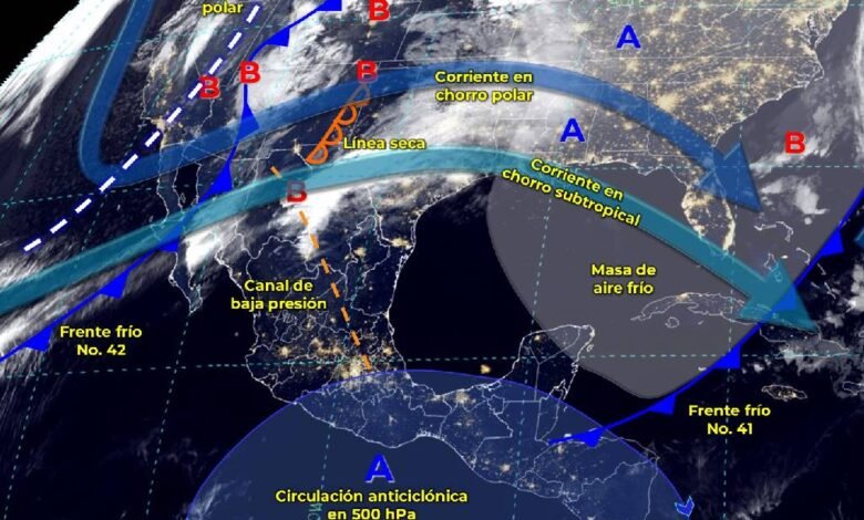 Se origina la Octava tormenta invernal sobre el país