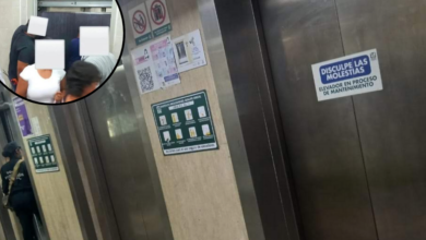 Personas se quedan atrapadas en un elevador de Veracruz