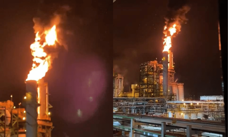 Video: Se registra fuerte explosión en Refinería "Lázaro Cárdenas" de Minatitlán