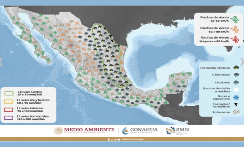 Así estará el clima este sábado 20 de abril, entra nuevo Frente Frío