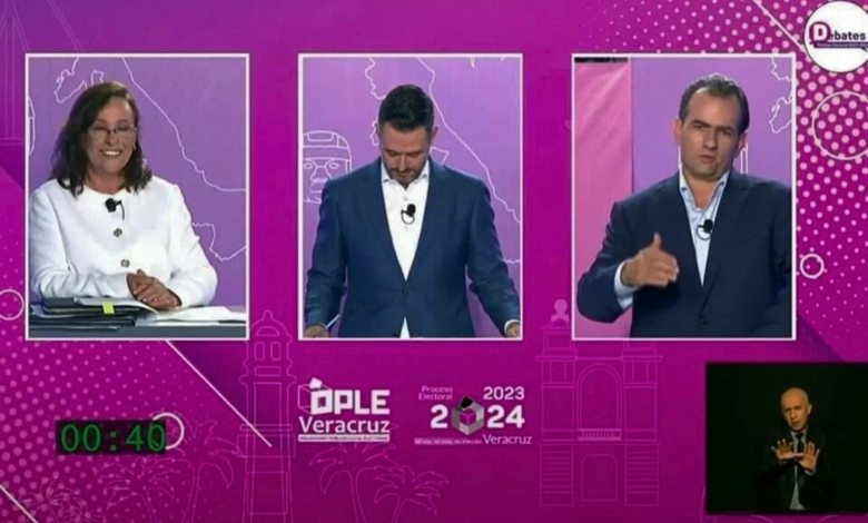 Así fue el primer debate de los candidatos a la gubernatura de Veracruz