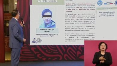 Destacan en la mañanera la vinculación a proceso de "Fofo" Márquez