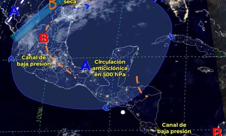 Se prevén lluvias fuertes en el Noreste y Oriente de México