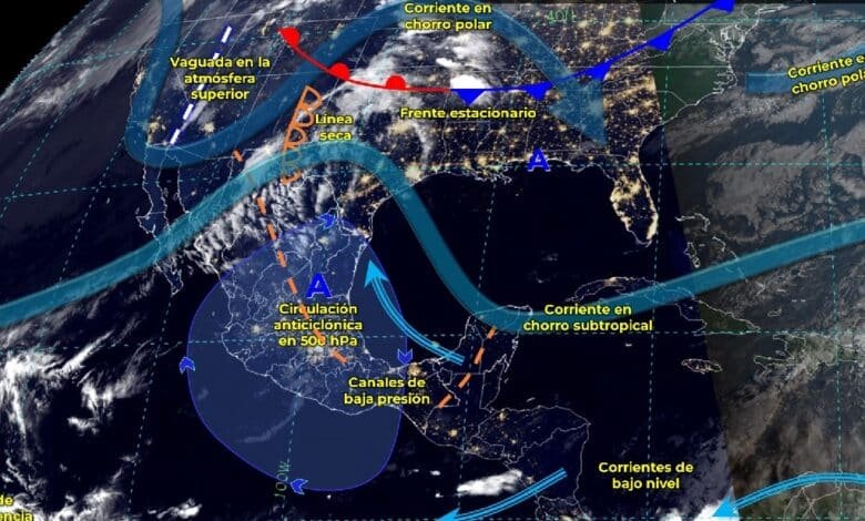 Fuertes rachas de viento en el noroeste, norte y noreste del país