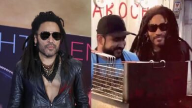 Video: Lenny Kravitz vende hamburguesas en la CDMX