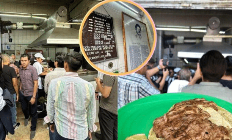 Hasta 2 horas esperan para comer en la taquería “El Califa de León”, que ganó una estrella Michelin