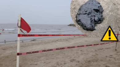 Hallan pedazos de chapopote en playas de Veracruz