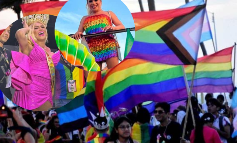 Wendy Guevara encabezó la marcha del orgullo LGBTI en Coatzacoalcos