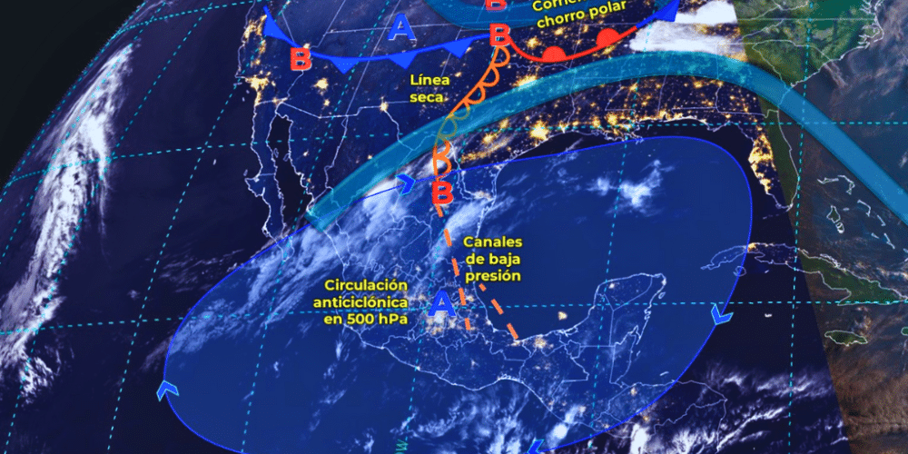 Ola de calor más de 45 °C en 11 estados y lluvias fuertes en el oriente y centro del país