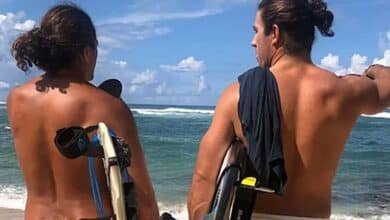Surfistas.