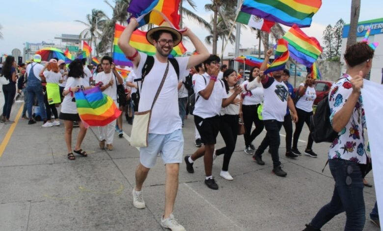 Primera Marcha del Orgullo LGBT+ en Veracruz Puerto