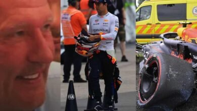 Papá de Max Verstappen se burla del accidente de "Checo" Pérez