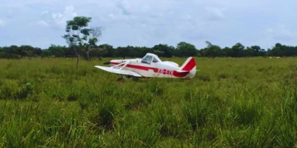 Aterrizaje de emergencia de avioneta en Tlalixcoyan, Veracruz, moviliza a autoridades