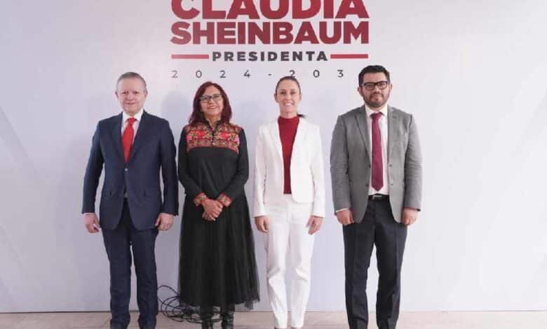 Claudia Sheinbaum presenta a Arturo Zaldívar, Carlos Torres y Leticia Ramírez como integrantes de su Gabinete