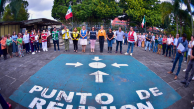 Congreso de Veracruz lidera con éxito simulacro nacional