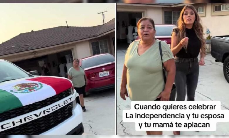 Familia de mexicanos en EU exige quitar bandera de su camioneta