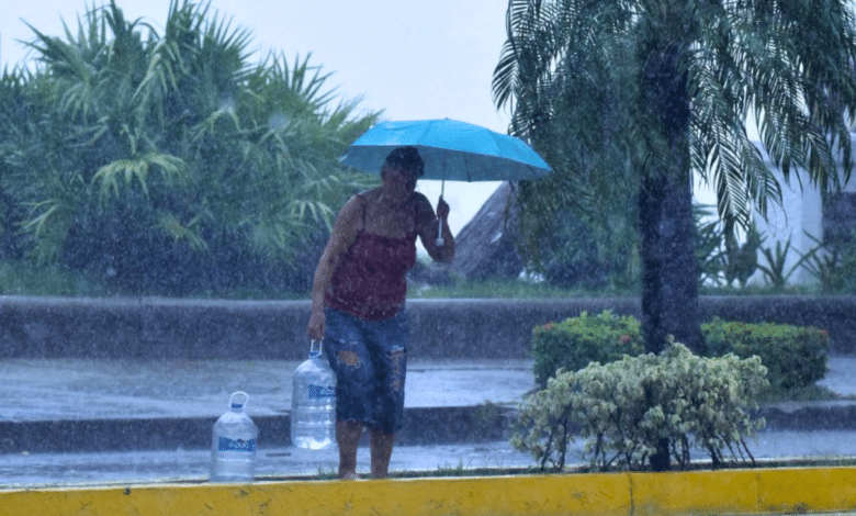 Emiten aviso por lluvias intensas y fuertes vientos en Veracruz para este fin de semana