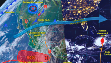 Temporal de lluvias torrenciales se avecina en varias regiones de México