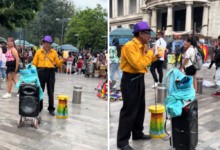 Biyul, el abuelito viral de CDMX que le canta a las lesbianas