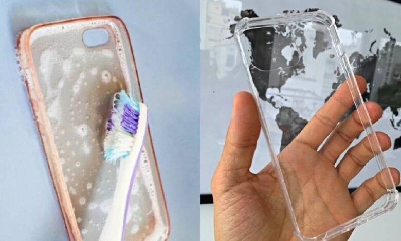 Así debes limpiar la funda de tu celular si se pone amarilla