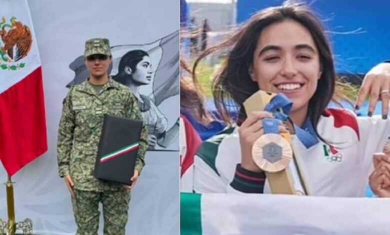 Medallista olímpica recibe ascenso en Ejército Mexicano